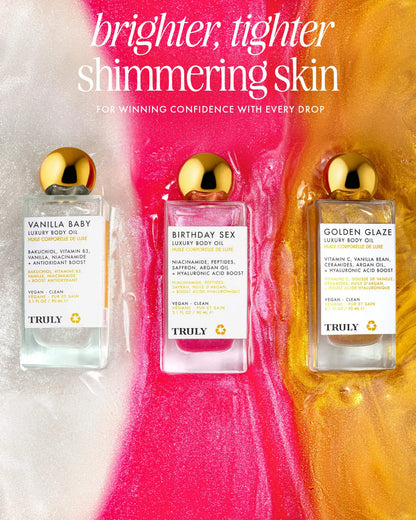 Golden Glaze Body Oil & Shaving Goodies Bundle